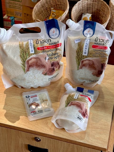 ເຂົ້າບຸກຫອມມະລິ Jasmine konjac rice