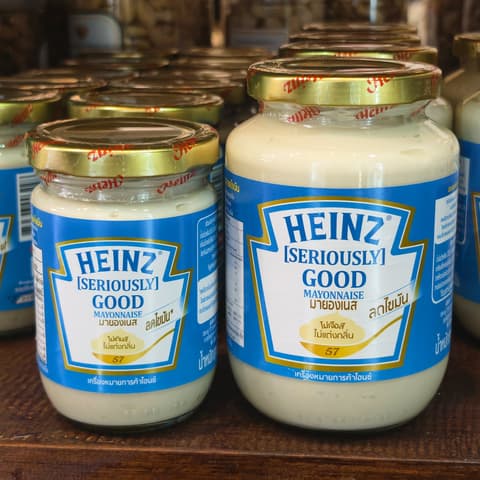ມາຢອງເນສ ລົດໄຂມັນ Good mayonnaise seriously 460g. Heinz