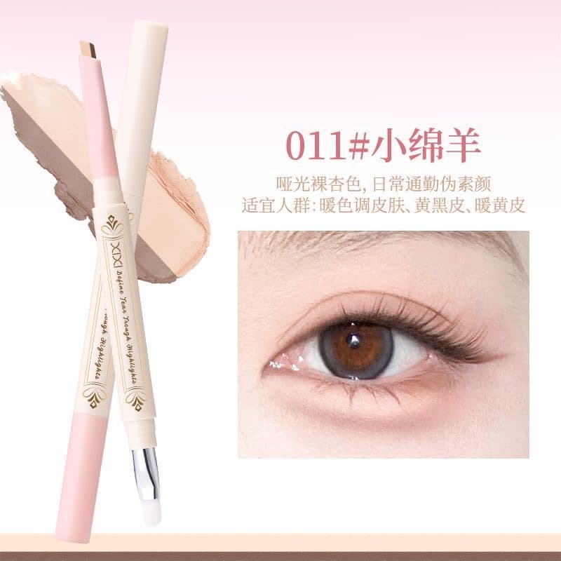 XIXI Dual-Ended Under-Eye Plumping & Lower Eyelid Defining Pen – ບິກ 2 ຫົວສຳລັບເຕີມເຕັມ ແລະ ເນັ້ນຂອບຕາລຸ່ມ ຕິດທົນດົນ ຊ່ວຍປັບຜິວຮອບດວງຕາໃຫ້ເບິ່ງສະຫວ່າງສົດໃສ ແລະ ໃຊ້ງານໄດ້ຫຼາກຫຼາຍ. ສ້າງລຸກທີ່ເບິ່ງງາມເປັ — 10