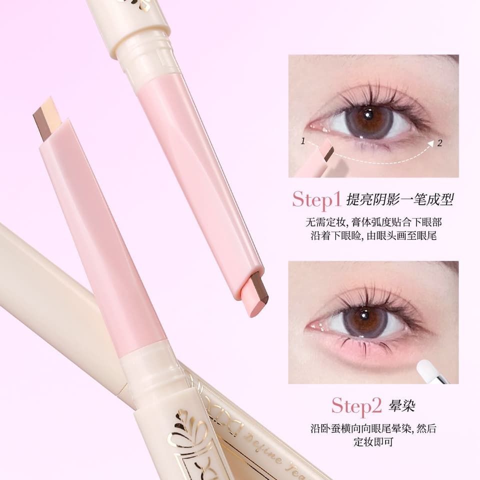 XIXI Dual-Ended Under-Eye Plumping & Lower Eyelid Defining Pen – ບິກ 2 ຫົວສຳລັບເຕີມເຕັມ ແລະ ເນັ້ນຂອບຕາລຸ່ມ ຕິດທົນດົນ ຊ່ວຍປັບຜິວຮອບດວງຕາໃຫ້ເບິ່ງສະຫວ່າງສົດໃສ ແລະ ໃຊ້ງານໄດ້ຫຼາກຫຼາຍ. ສ້າງລຸກທີ່ເບິ່ງງາມເປັ — 7