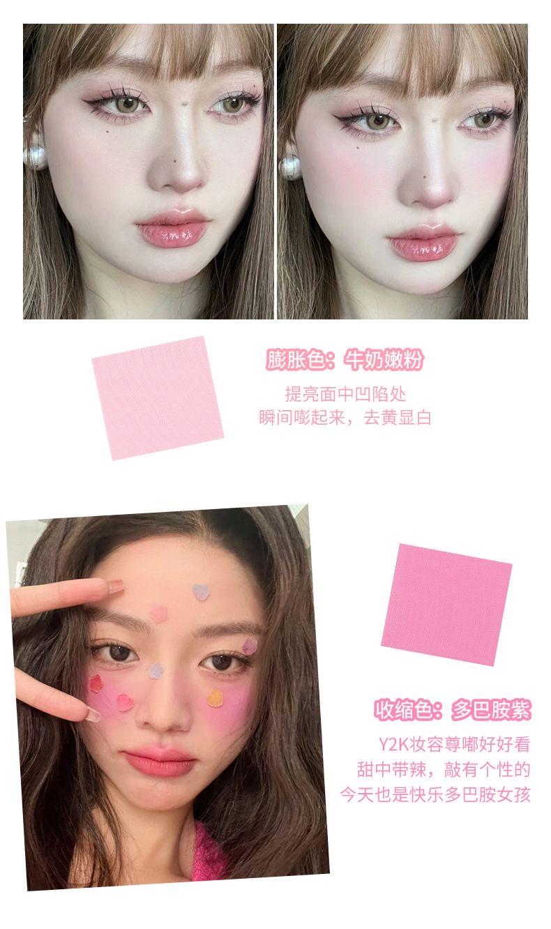 XIXI 4 Color Blush Palette ບຣັສອອນທາແກ້ມ ທີ່ລວມທັງໝົດມາໃຫ້ໃນ1ພາເລດ ໃຫ້ລຸຄ໌ໜ້າຮັກແບບທໍາມະຊາດ — 6