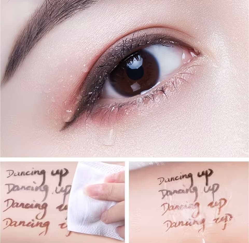 UNMV eyeliner ເປັນທັງອາຍໄລເນີ້ແລະອິນໄລເນີ້ ແຕ້ມງ່າຍ ກັນນ້ໍາ ຕິດທົນໝົດມື້ — 3