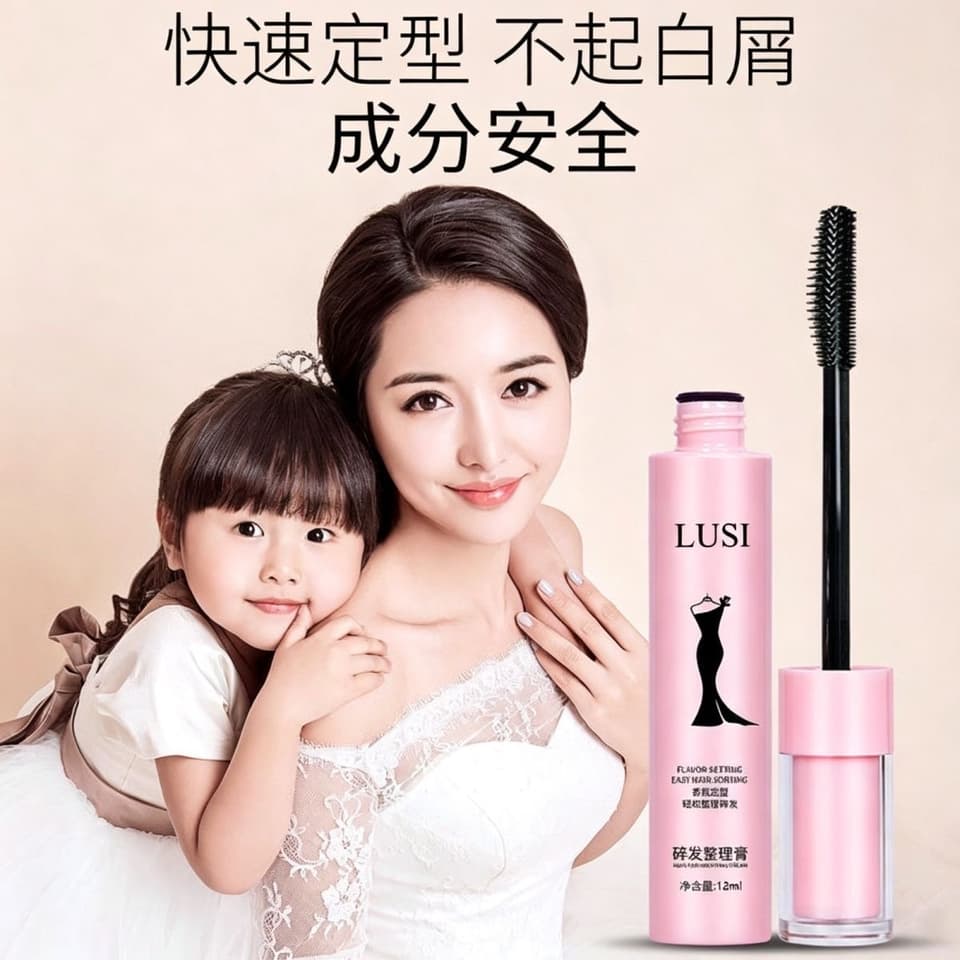 ອຸປະກອນຈັດແຕ່ງຜົມຝອຍ ຈັດຊົງຜົມ ເກັບຕີນຜົມ ປ້ອງກັນຜົມຊີ້ຟູ ບໍ່ຕ້ອງລ້າງອອກ ລູກນ້ອຍ ແມ່ລູກອ່ອນໃຊ້ໄດ້ — 7