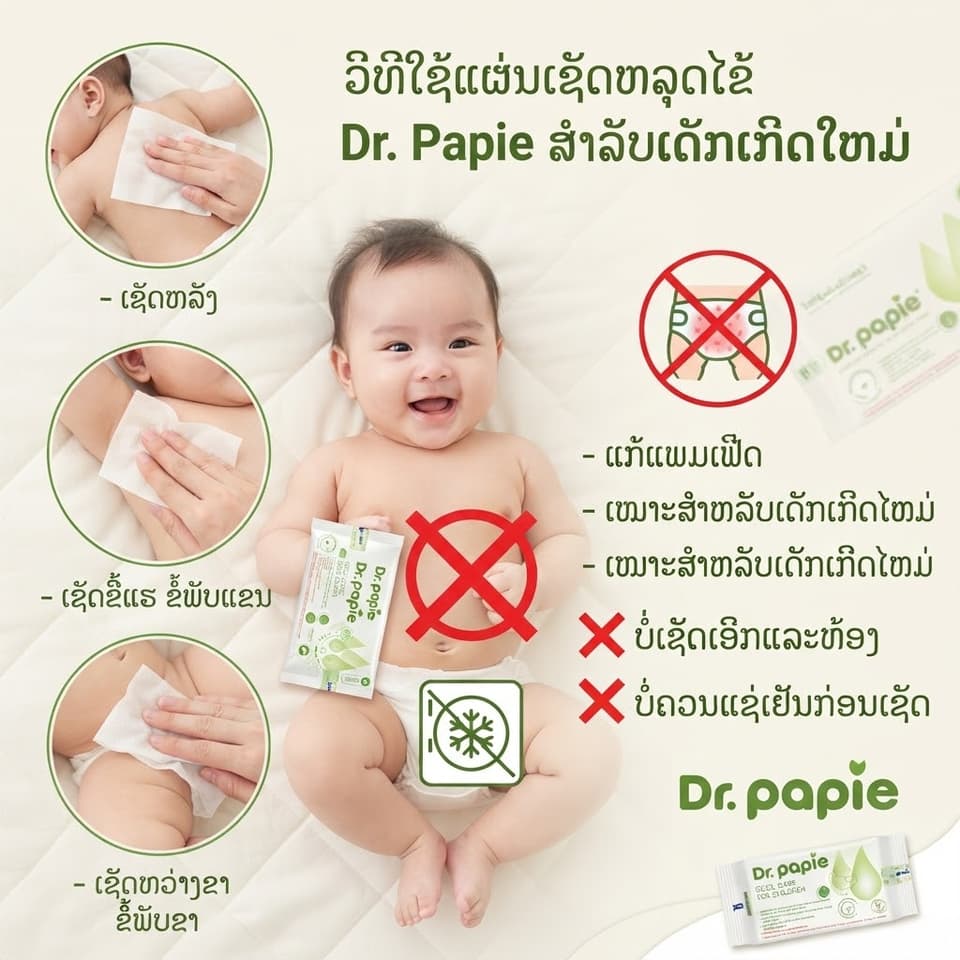 ແຜ່ນເຊັດຫຼຸດໄຂ້ເດັກເກີດໃໝ່ — 2