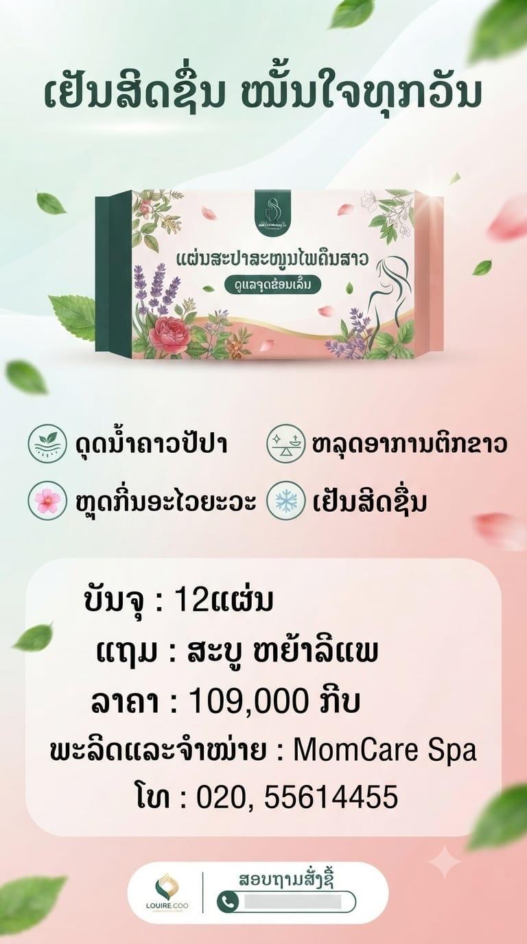 ແຜ່ນສະປາສະໝຸນໄພຄືນສາວ — 1