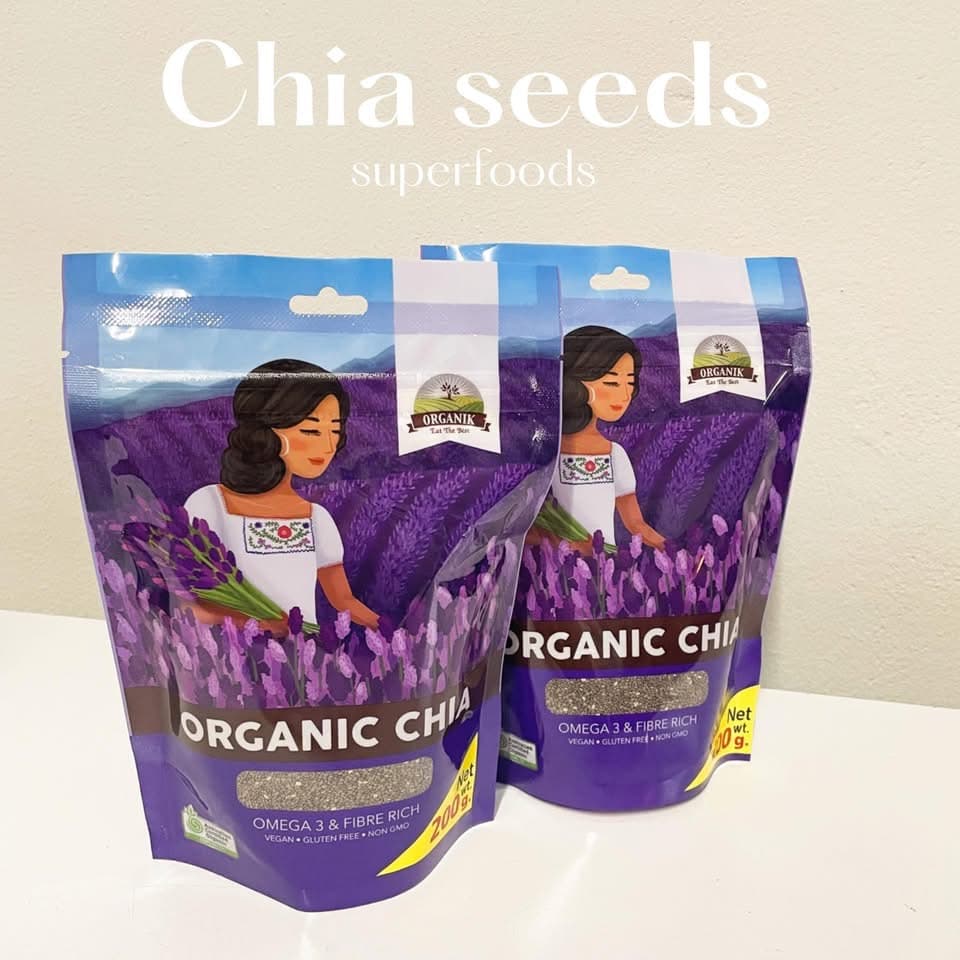 ເມັດເຈຍ Organic chia 200g. Organic seeds — 1
